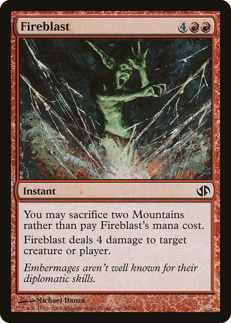 Fireblast (DD2-055) [Duel Decks: Jace vs. Chandra]