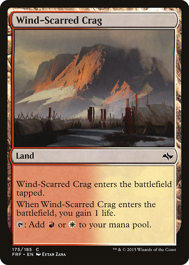 Wind-Scarred Crag (FRF-175) [Fate Reforged] Foil