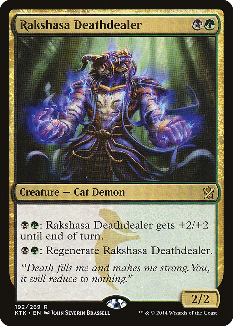Rakshasa Deathdealer (KTK-192) [Khans of Tarkir]
