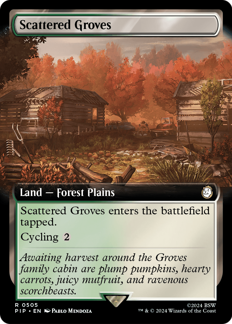 Scattered Groves (Extended Art) (PIP-505) [Fallout] Foil