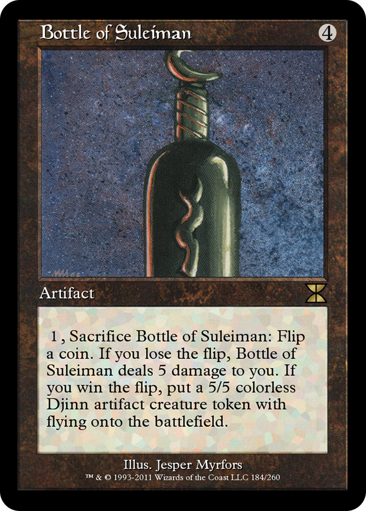 Bottle of Suleiman (ME4-184) [Masters Edition IV] Foil