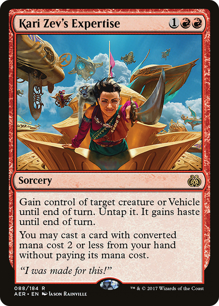 Kari Zev's Expertise (AER-088) [Aether Revolt]