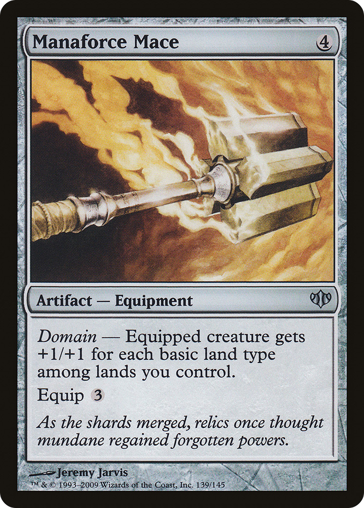 Manaforce Mace (CON-139) [Conflux] Foil