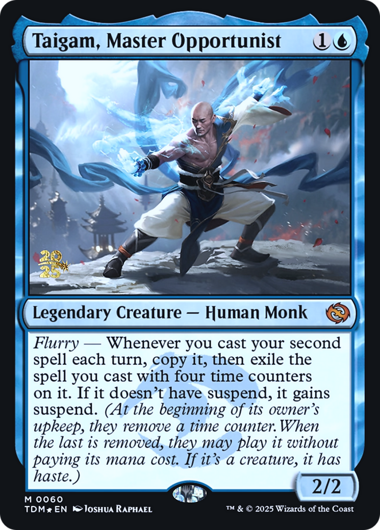 Taigam, Master Opportunist (PRE-060) [Prerelease Cards] Foil
