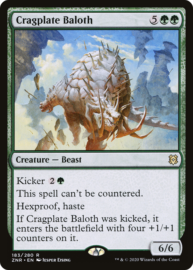 Cragplate Baloth (ZNR-183) [Zendikar Rising] Foil