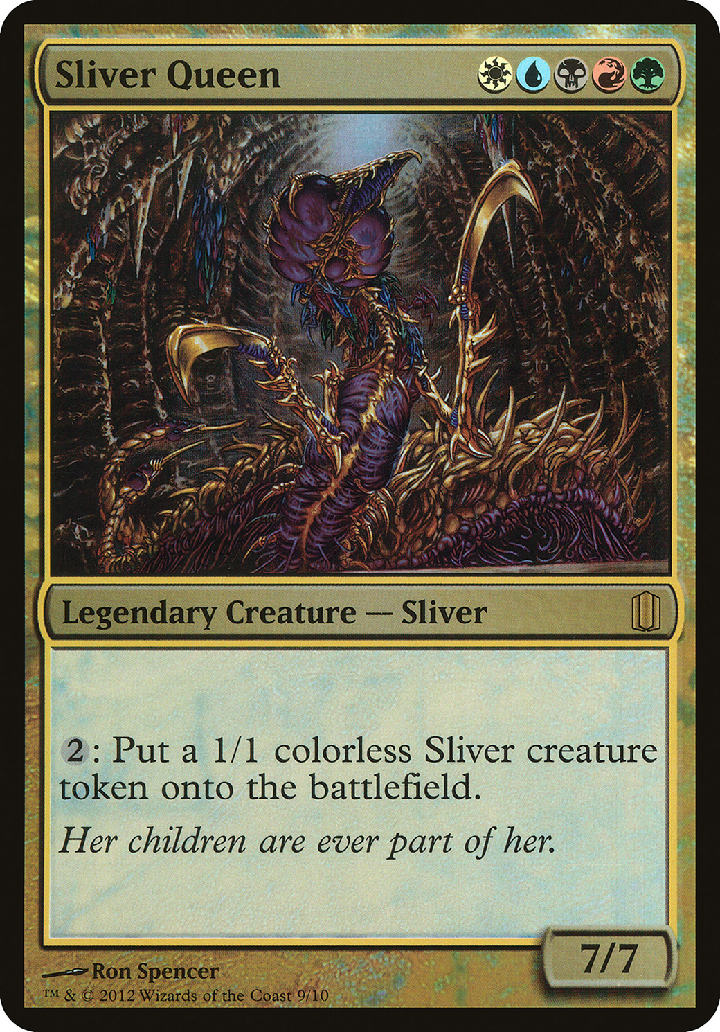 Sliver Queen (Commander's Arsenal) [Commander's Arsenal Oversized] Foil