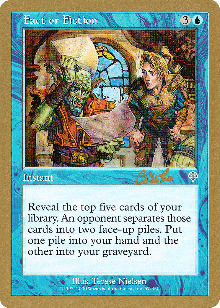 Fact or Fiction - 2002 Carlos Romao (INV) [World Championship Decks 2002]