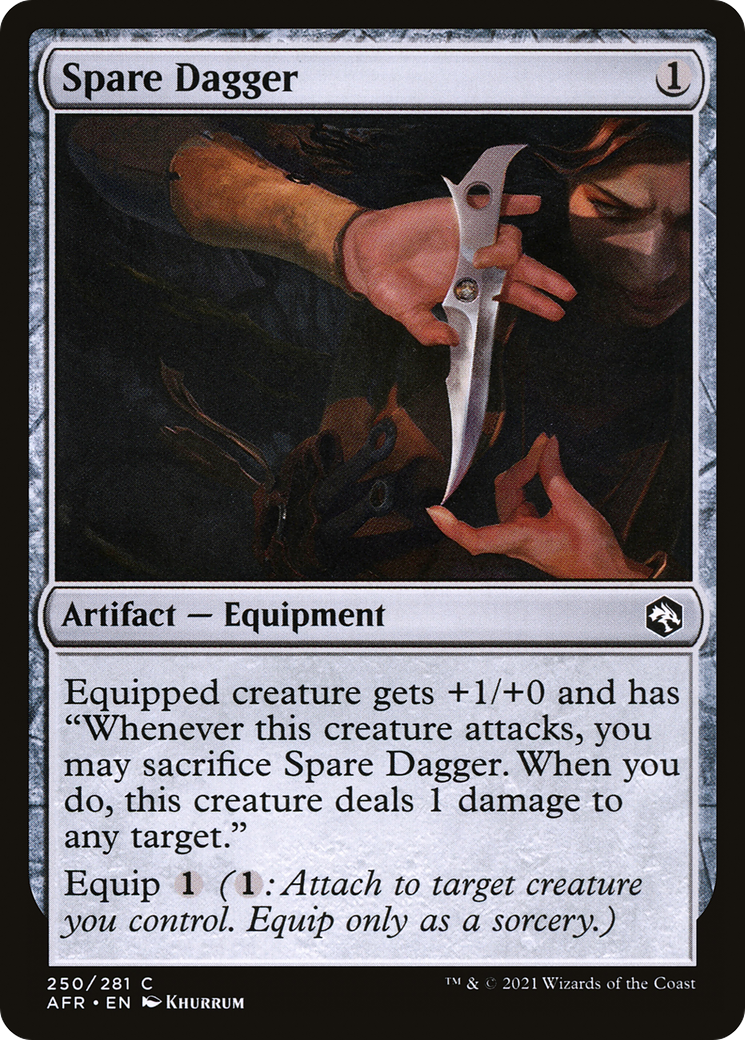 Spare Dagger (AFR-250) [Adventures in the Forgotten Realms]
