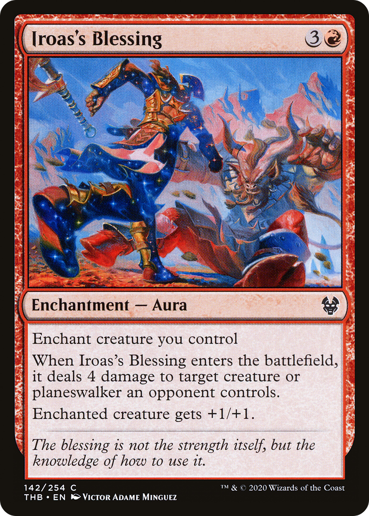 Iroas's Blessing (THB-142) [Theros Beyond Death]