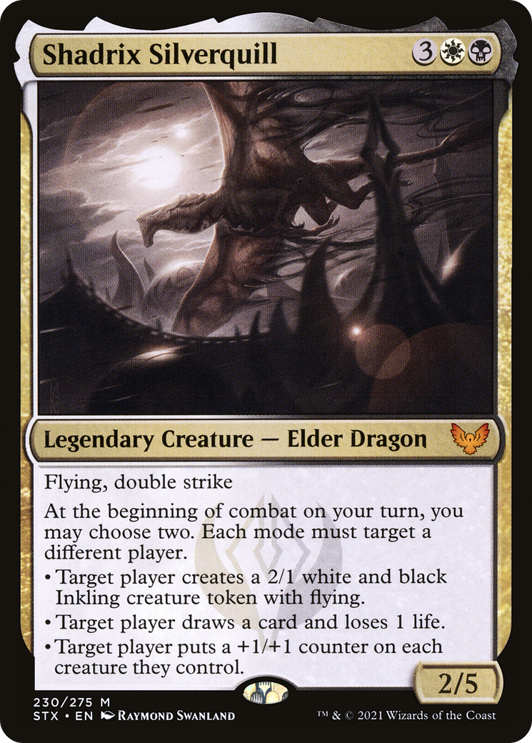 Shadrix Silverquill (STX-230) [Strixhaven: School of Mages] Foil