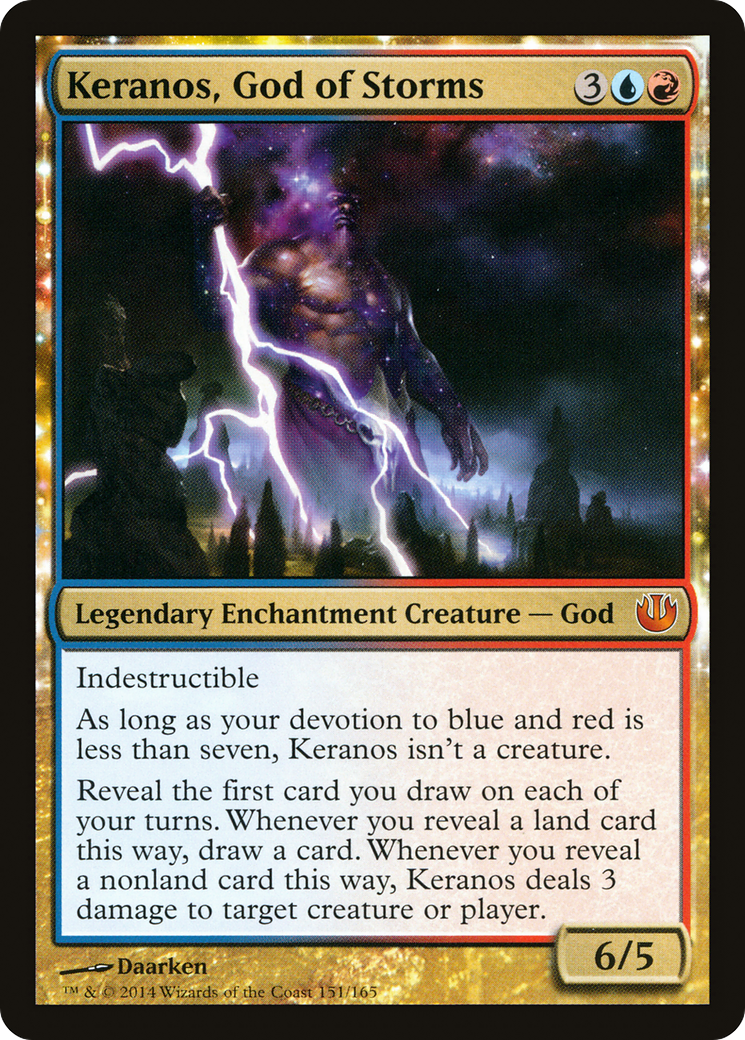 Keranos, God of Storms (JOU-151) [Journey into Nyx] Foil