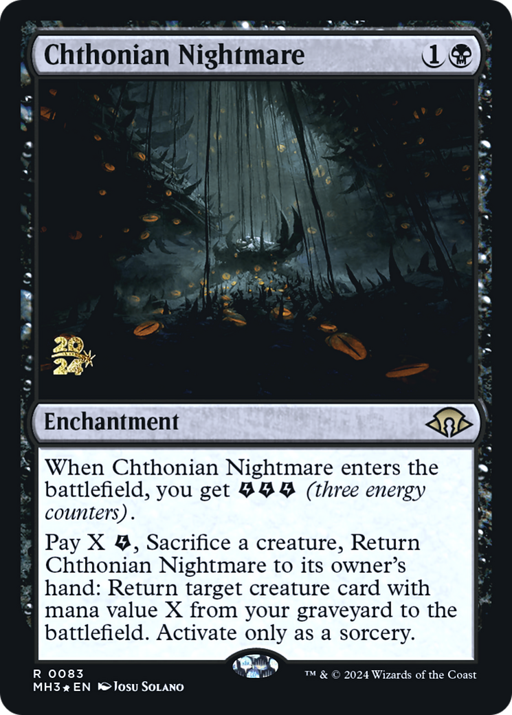 Chthonian Nightmare (PRE-083) [Modern Horizons 3 Promos] Foil