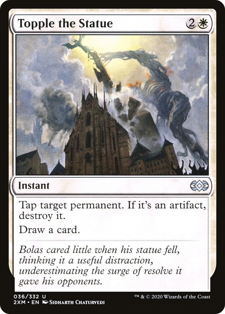 Topple the Statue (2XM-036) [Double Masters] Foil