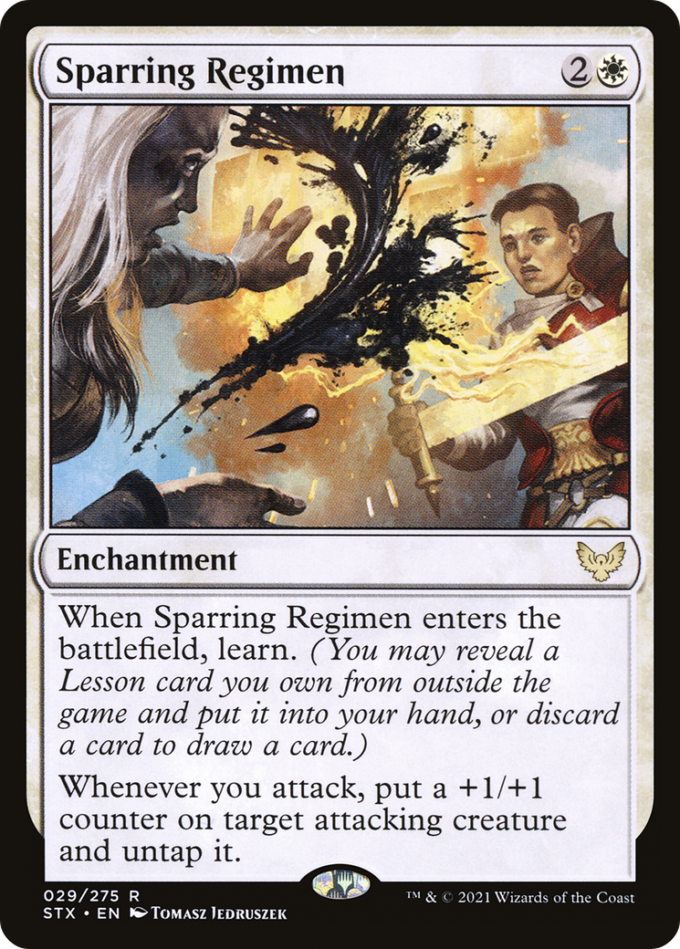 Sparring Regimen (STX-029) [Strixhaven: School of Mages]