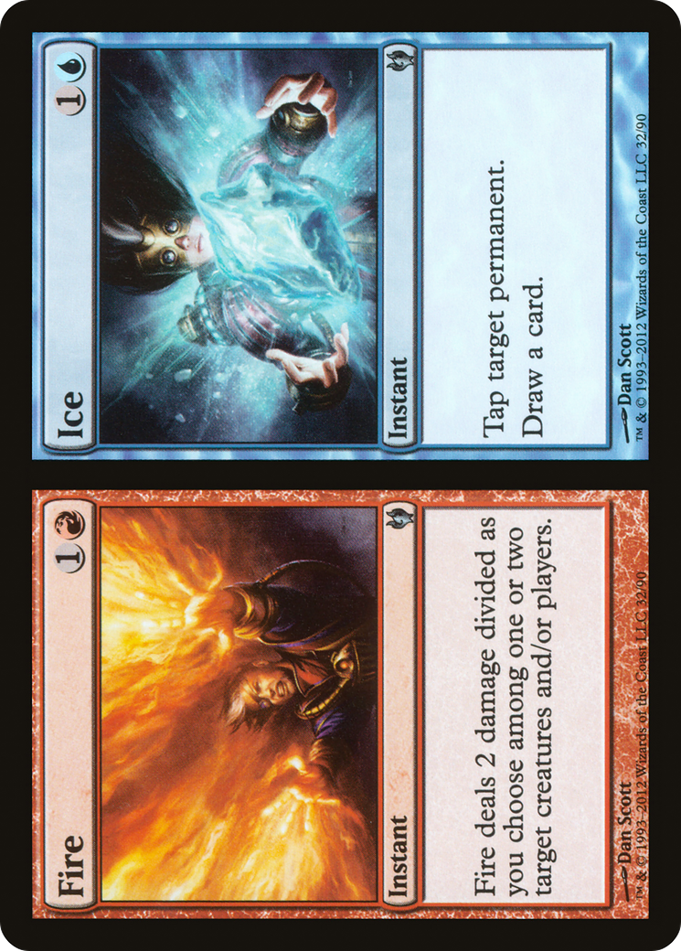 Fire // Ice (DDJ-032) [Duel Decks: Izzet vs. Golgari]