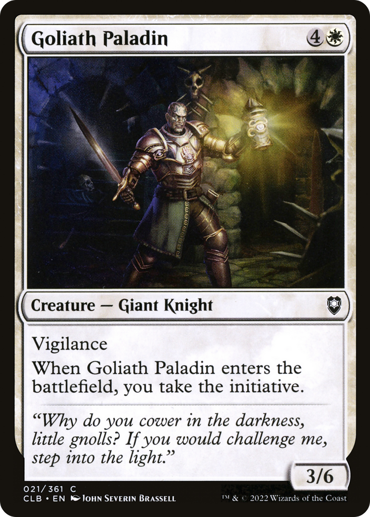 Goliath Paladin (CLB-021) [Commander Legends: Battle for Baldur's Gate]