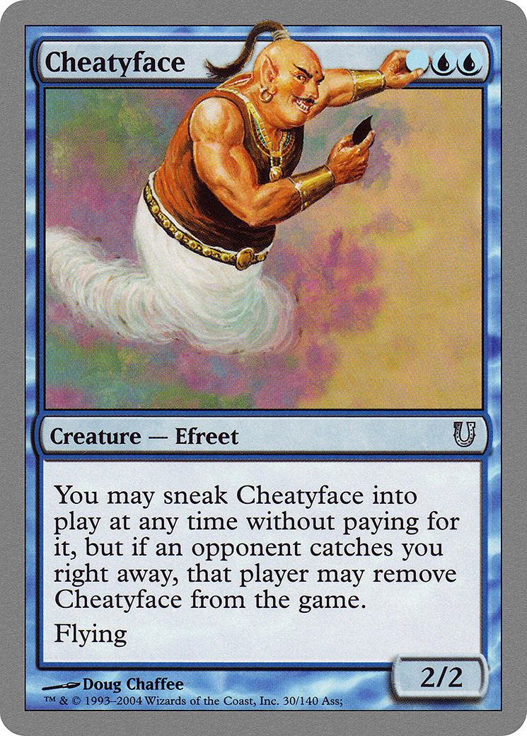 Cheatyface (UNH-030) [Unhinged] Foil
