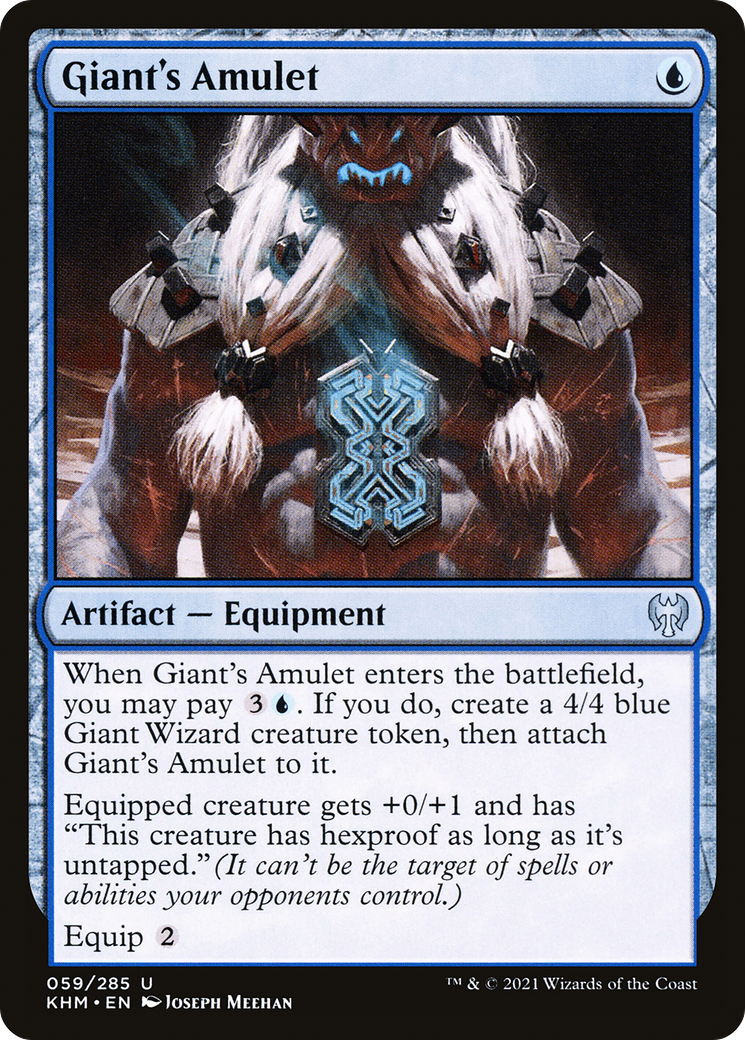 Giant's Amulet (KHM-059) [Kaldheim] Foil