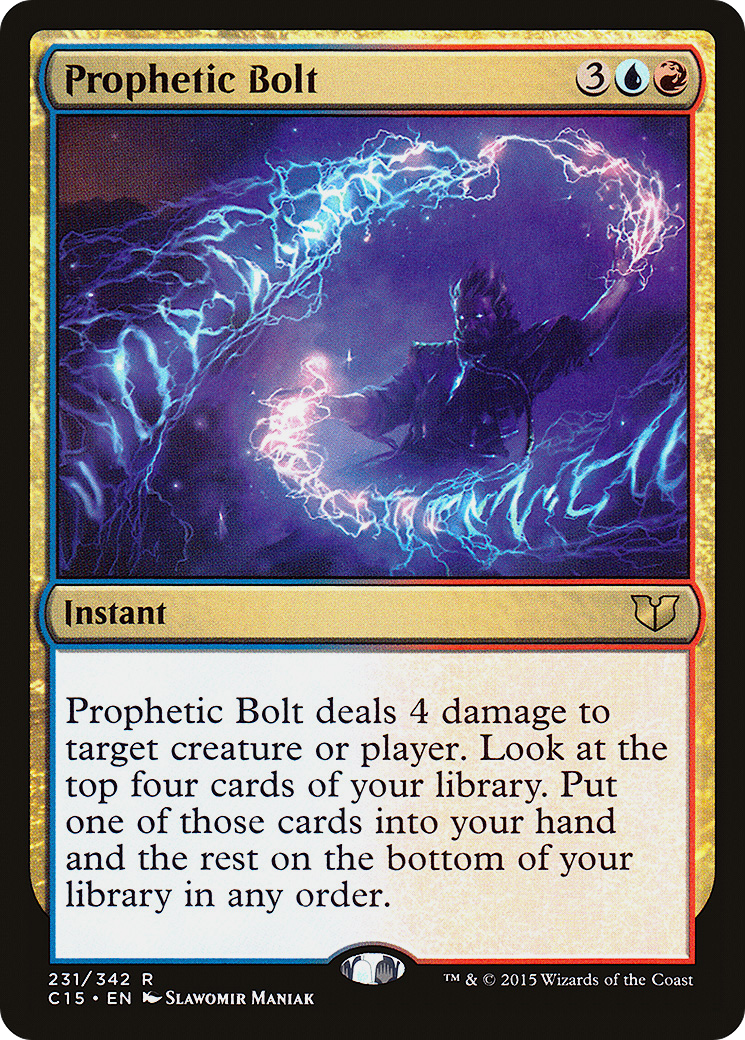 Prophetic Bolt (C15-231) [Commander 2015]