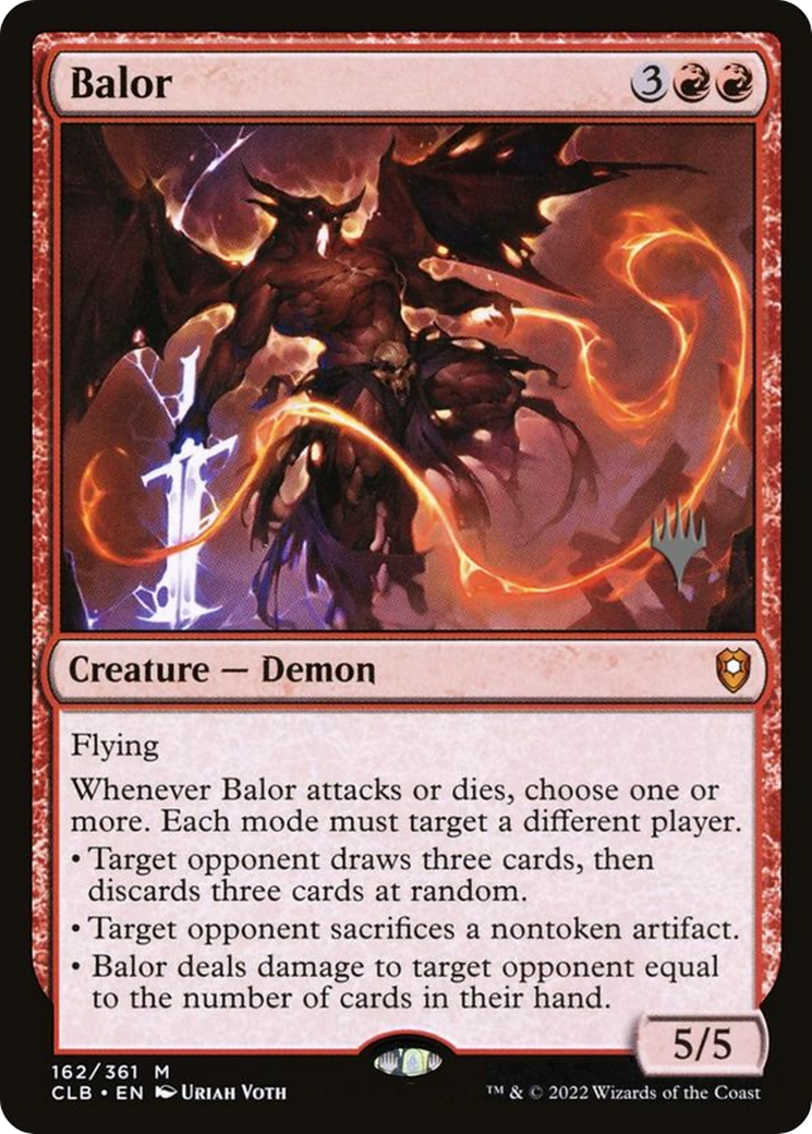Balor (PPLCI-162) [Promo Pack: Battle for Baldur's Gate Promos] Foil
