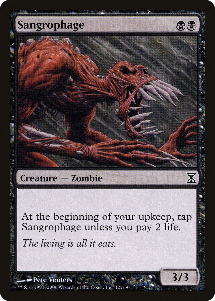 Sangrophage (TSP-127) [Time Spiral] Foil