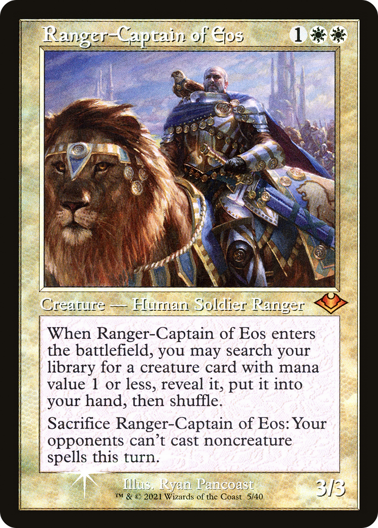 Ranger-Captain of Eos (Retro Frame) (MH1-005) [Modern Horizons 1 Timeshifts] Foil