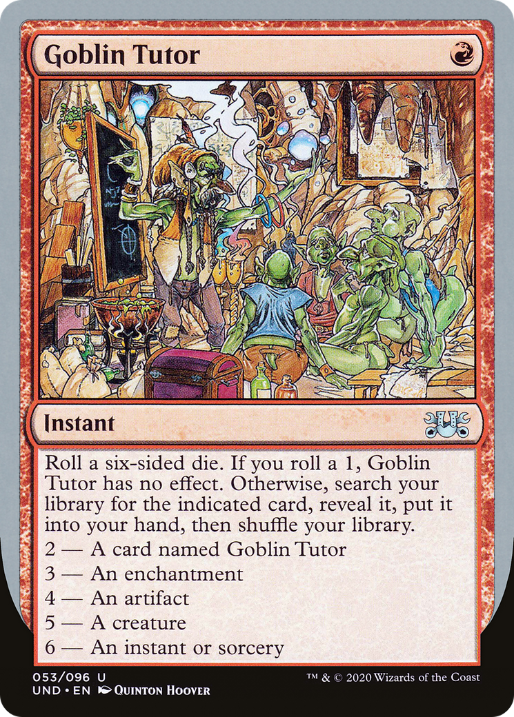 Goblin Tutor (UND-053) [Unsanctioned]