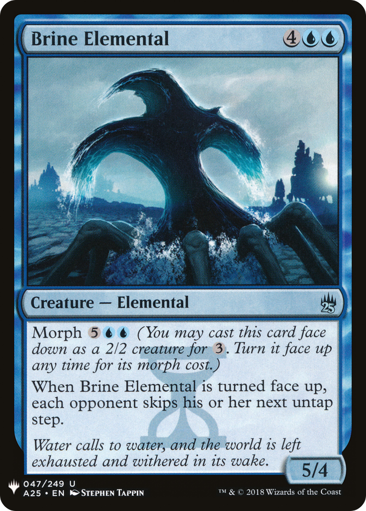 Brine Elemental (LIST-A25-47) [The List]