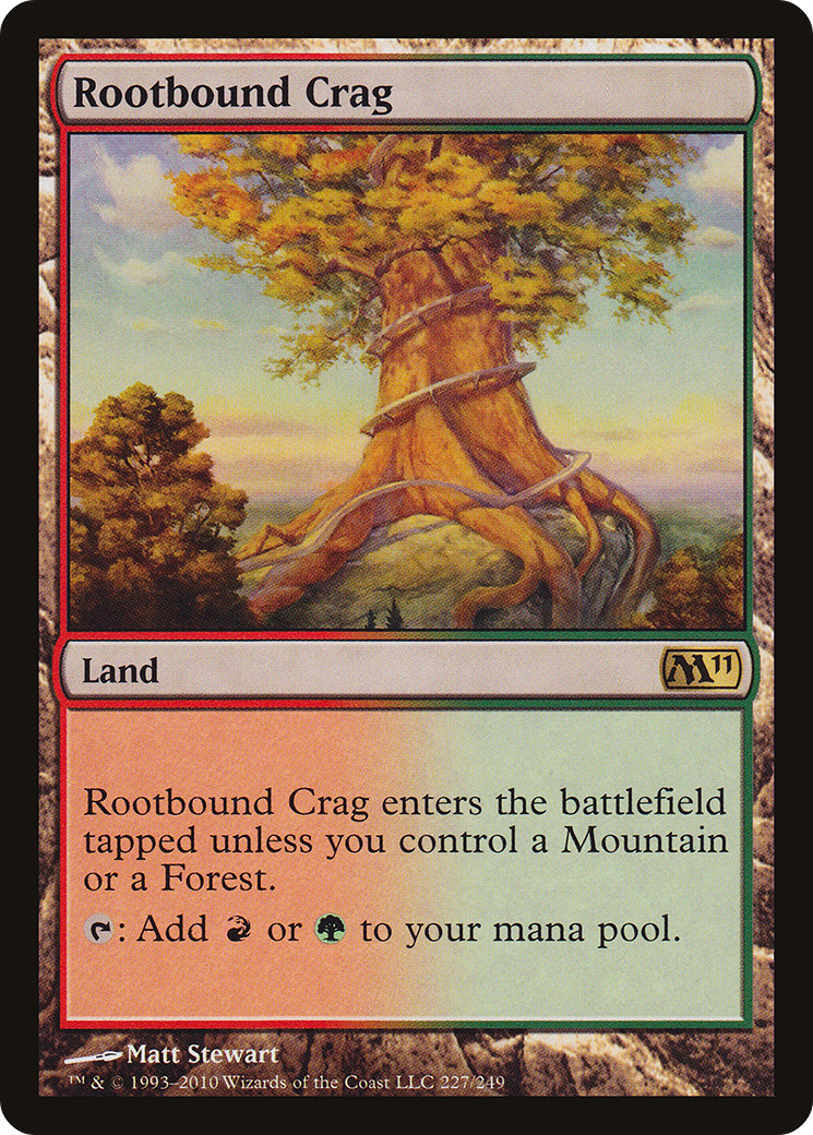 Rootbound Crag (M11-227) [Magic 2011] Foil