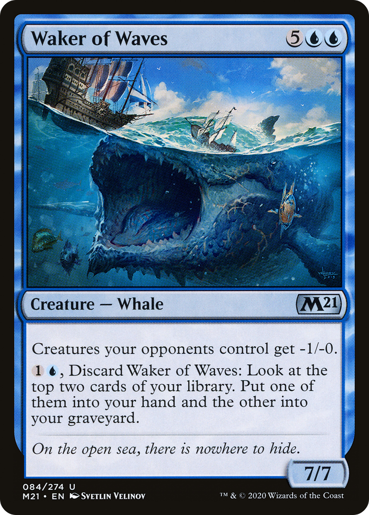 Waker of Waves (M21-084) [Core Set 2021] Foil