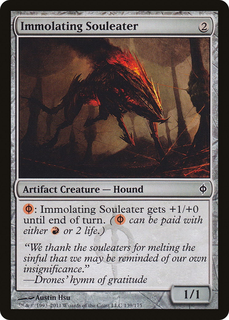 Immolating Souleater (NPH-139) [New Phyrexia]