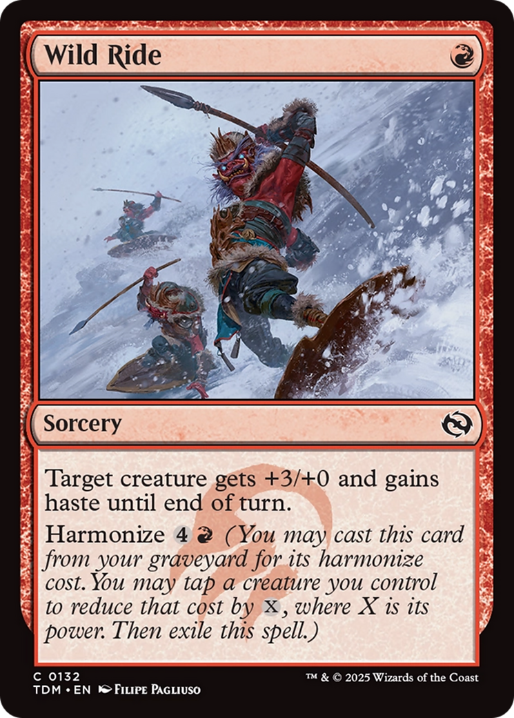 Wild Ride (TDM-132) [Tarkir: Dragonstorm]
