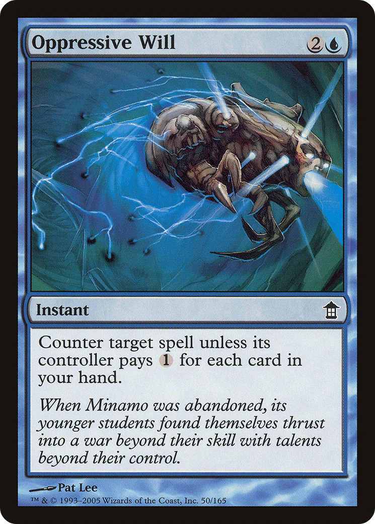 Oppressive Will (SOK-050) [Saviors of Kamigawa] Foil