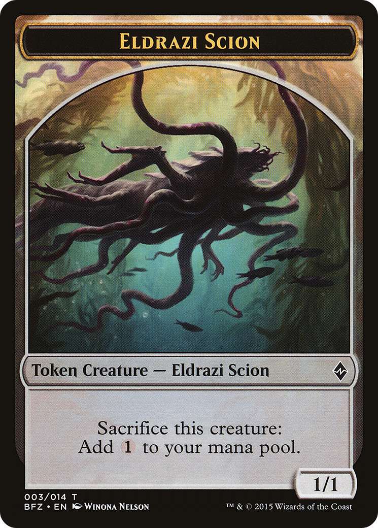 Eldrazi Scion Token (BFZ-003) [Battle for Zendikar Tokens]