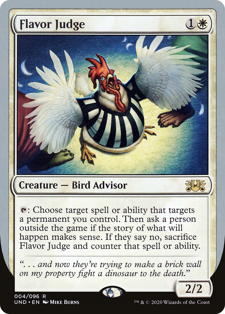 Flavor Judge (UND-004) [Unsanctioned]