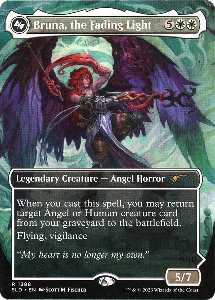 Bruna, the Fading Light (Display Commander) - Thick Stock (SLD-1388) (Borderless) [Secret Lair Drop]