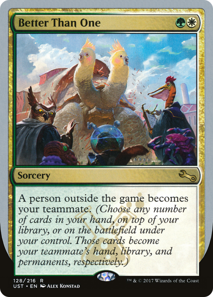 Better Than One (UST-128) [Unstable]