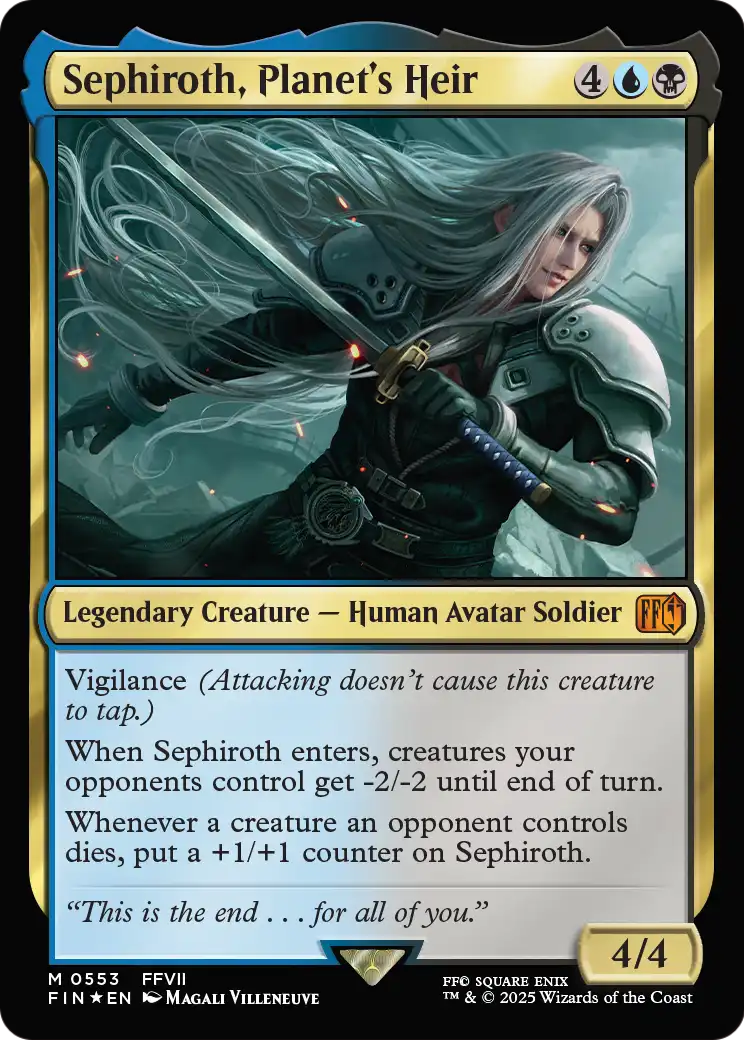 Sephiroth, Planet's Heir (FIN-553) [FINAL FANTASY] Foil