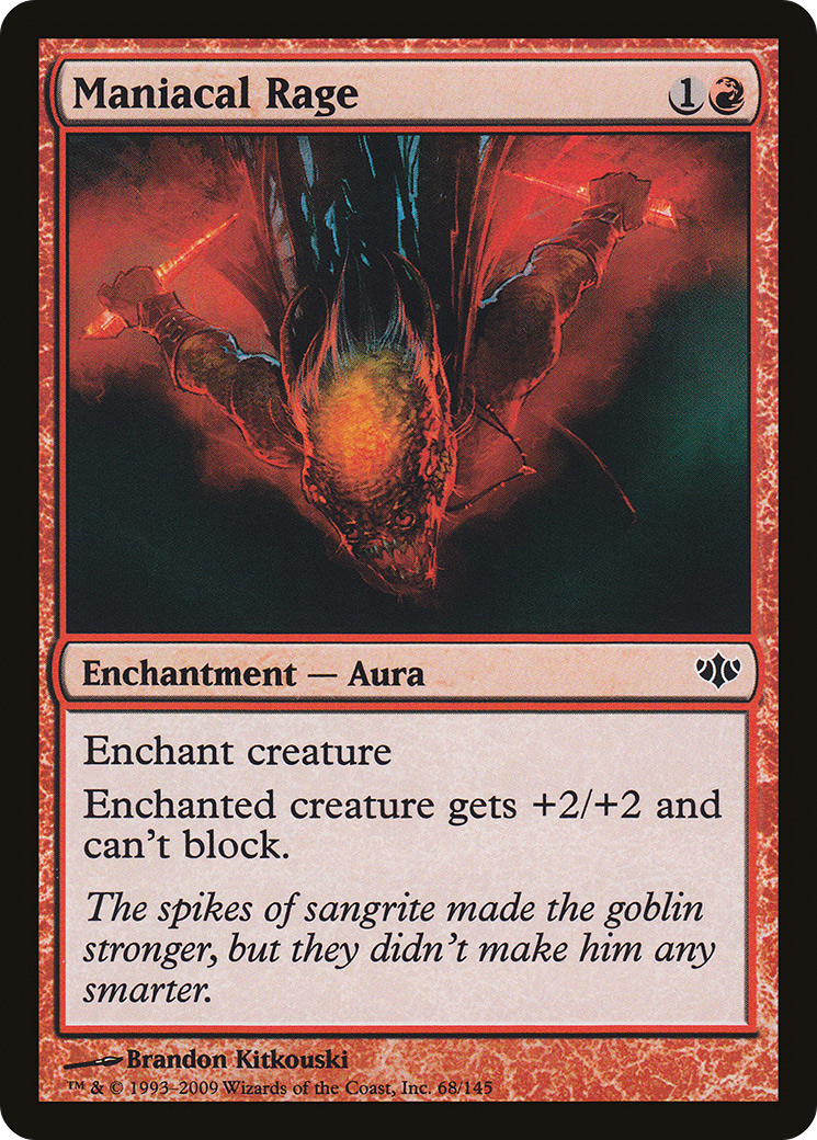 Maniacal Rage (CON-068) [Conflux] Foil