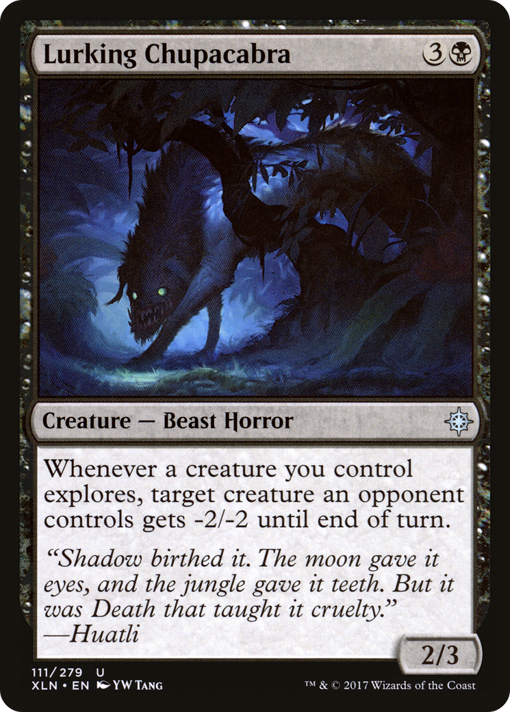 Lurking Chupacabra (XLN-111) [Ixalan] Foil