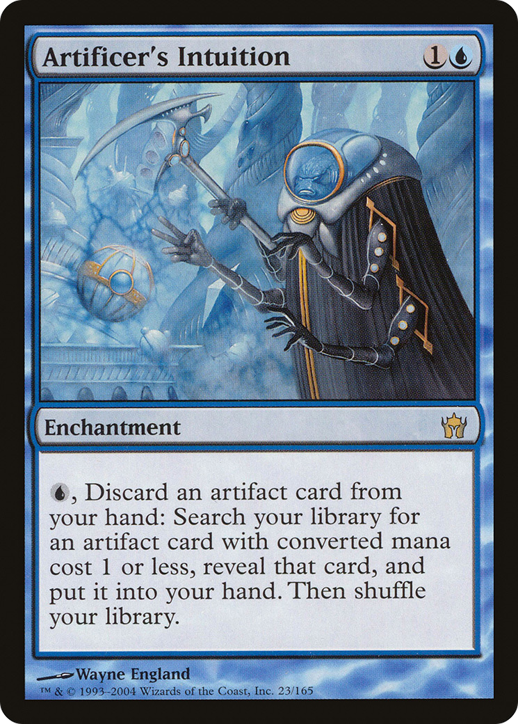 Artificer's Intuition (5DN-023) [Fifth Dawn] Foil
