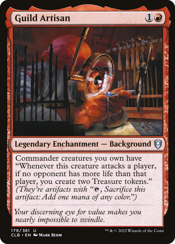 Guild Artisan (CLB-179) [Commander Legends: Battle for Baldur's Gate] Foil