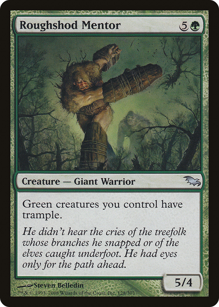 Roughshod Mentor (SHM-128) [Shadowmoor] Foil