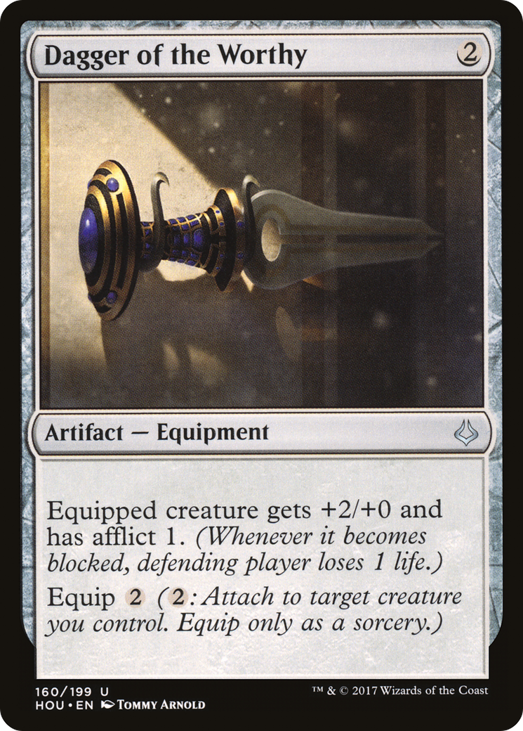Dagger of the Worthy (HOU-160) [Hour of Devastation] Foil