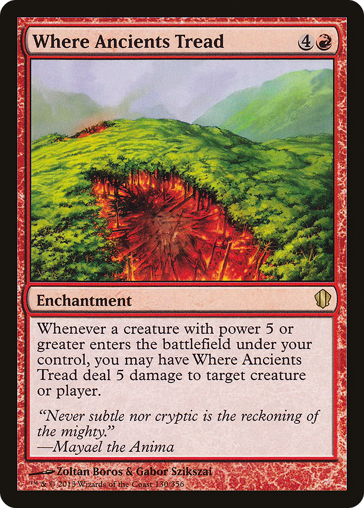 Where Ancients Tread (C13-130) [Commander 2013]