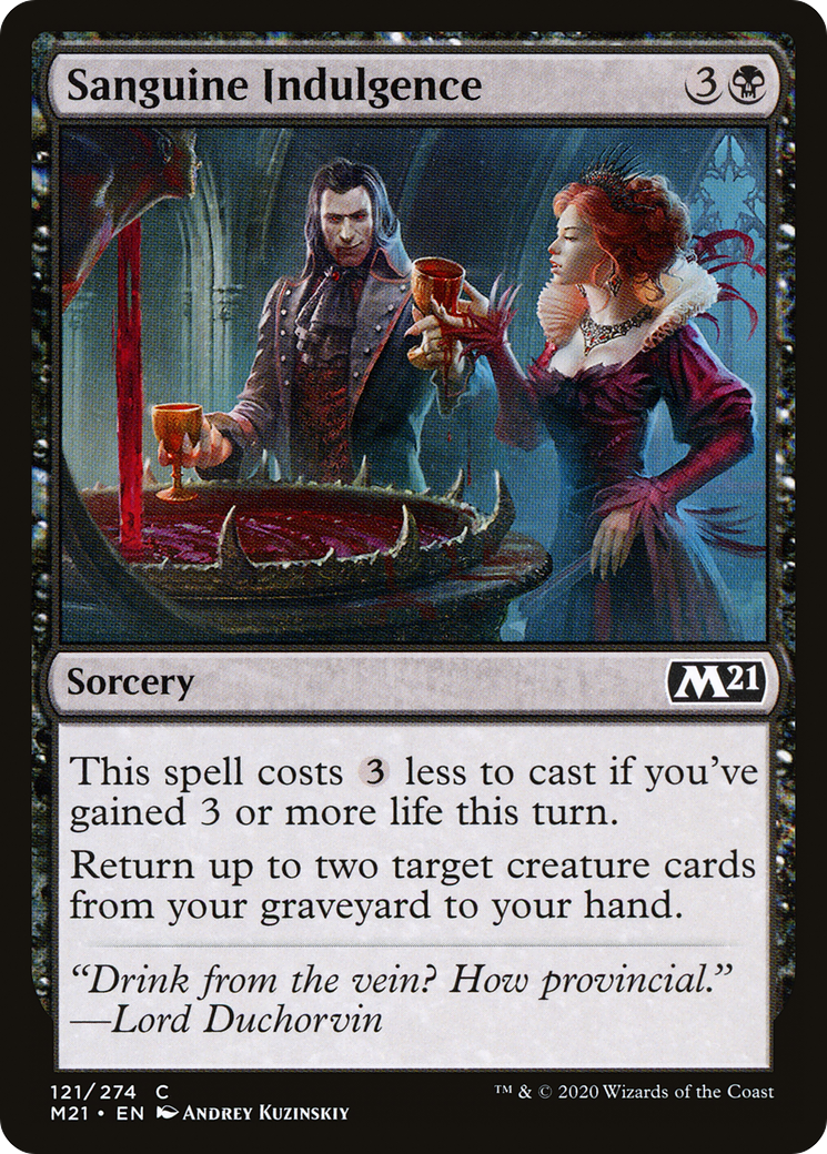 Sanguine Indulgence (M21-121) [Core Set 2021]