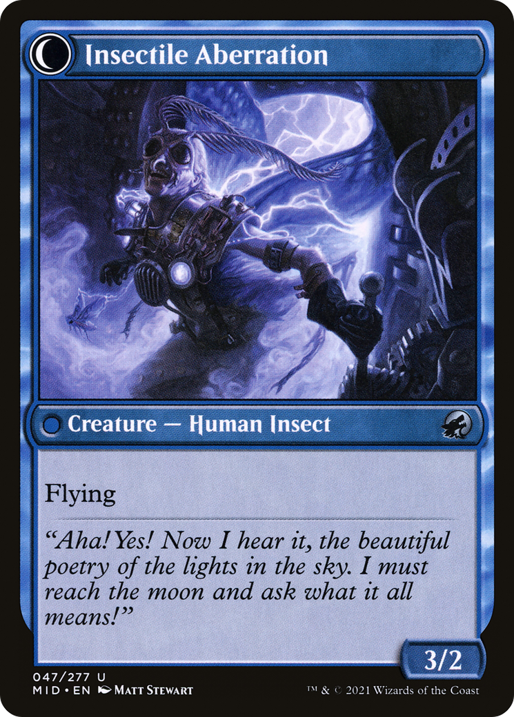 Delver of Secrets (MID-047) [Innistrad: Midnight Hunt] Foil
