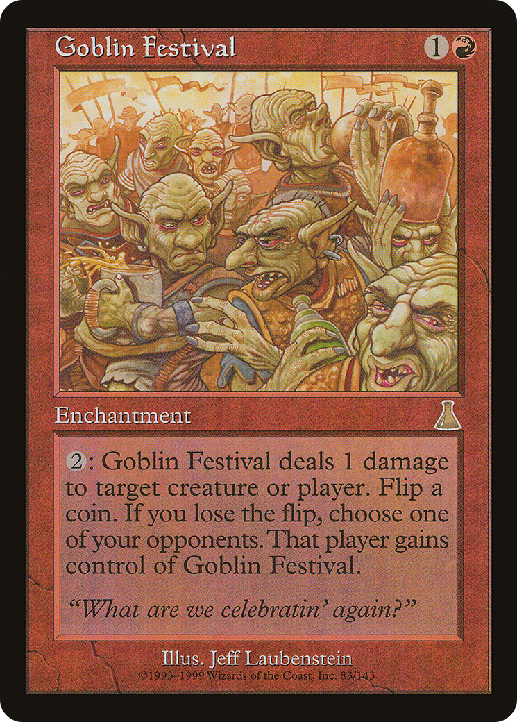 Goblin Festival (UDS-083) [Urza's Destiny] Foil