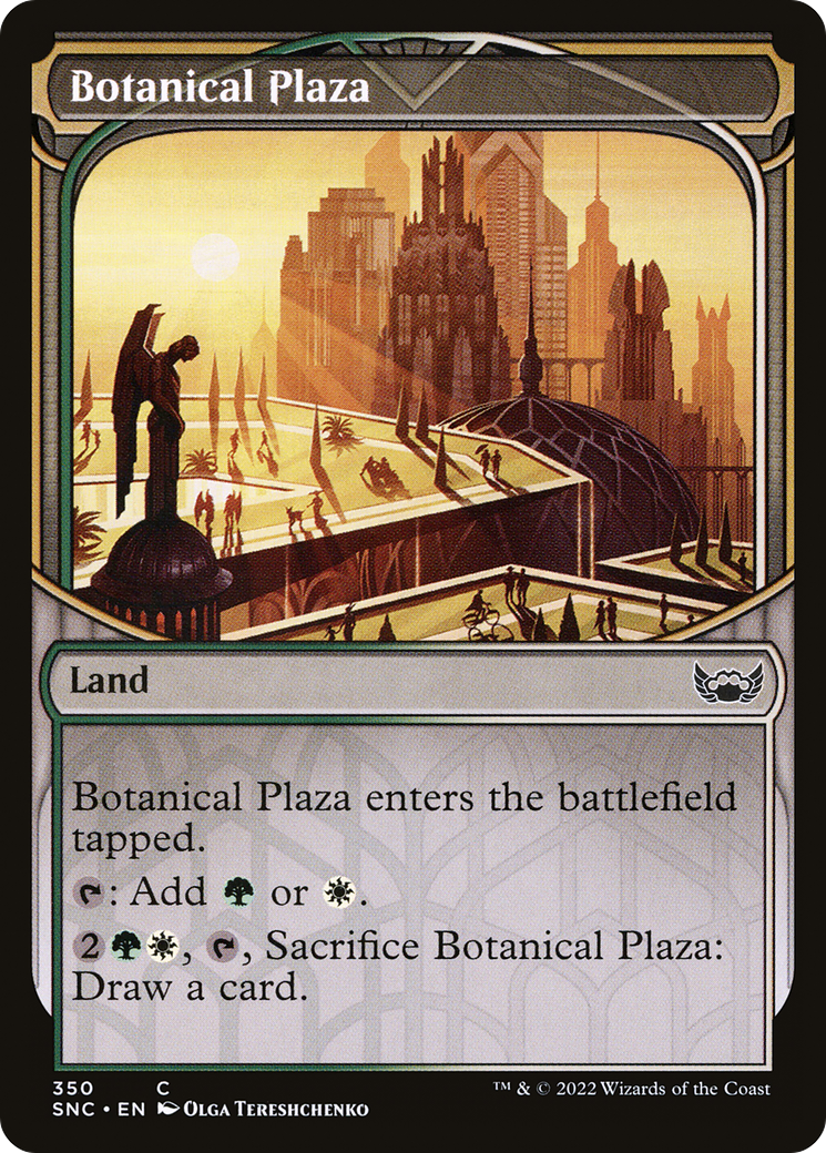 Botanical Plaza (Showcase) (SNC-350) [Streets of New Capenna] Foil
