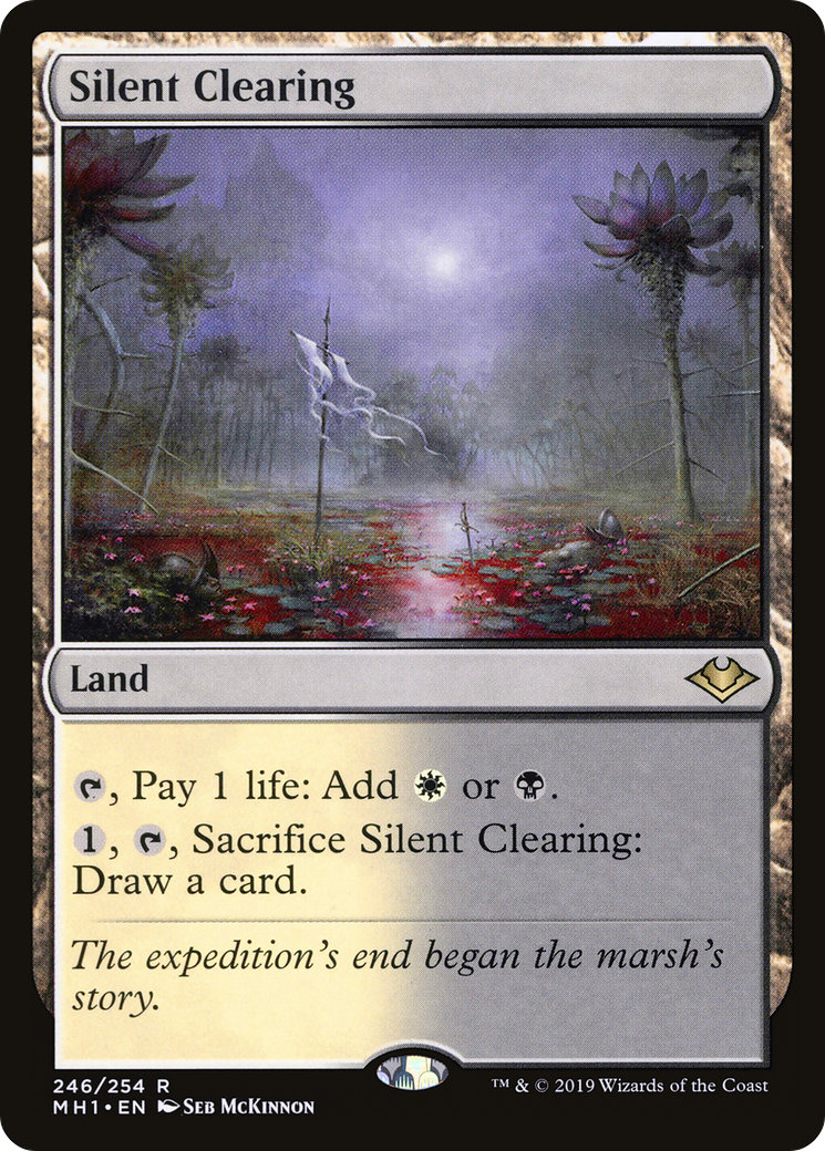 Silent Clearing (MH1-246) [Modern Horizons] Foil